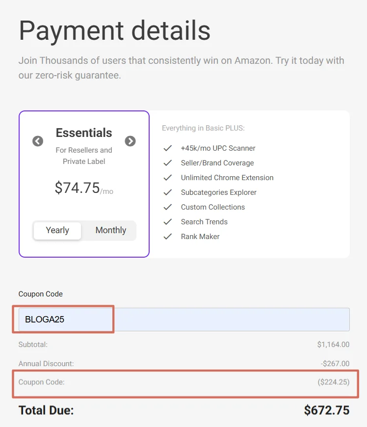 SmartScout Pricing-Essential Plan Coupon