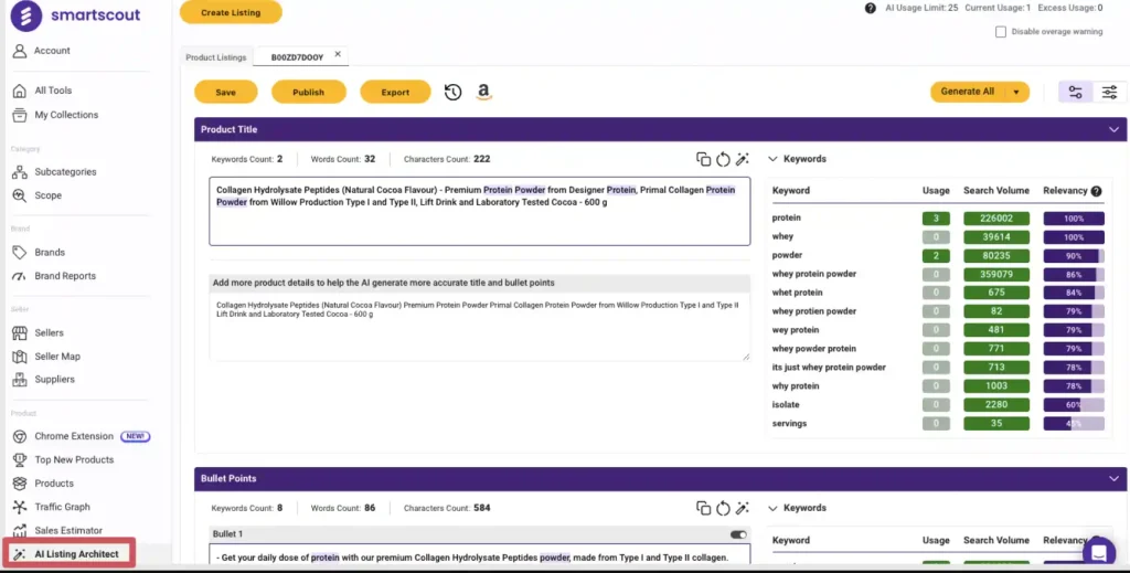 SmartScout AI Listing Architect