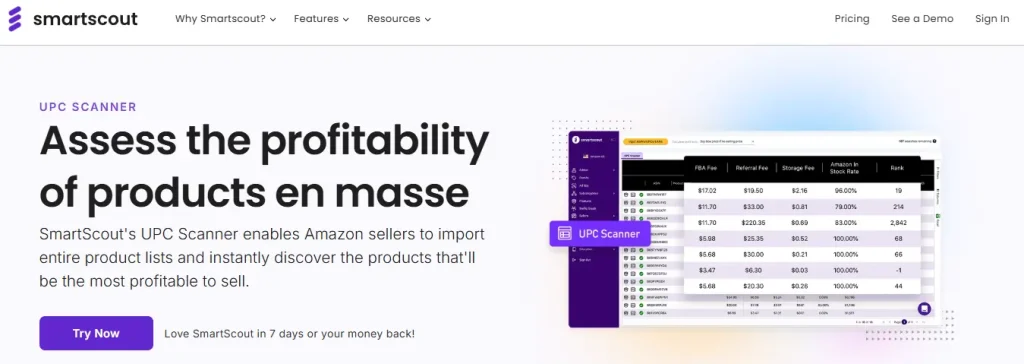 SmartScout UPC Scanner
